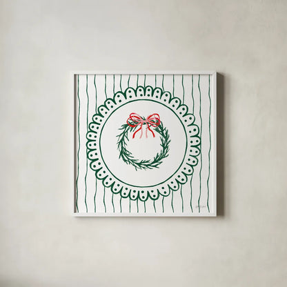 Hearth and Home VI by Yvette St. Amant. Shown in a crisp white glass frame for a clean and minimalist style. Available as an archival giclee rolled canvas, fine art paper, or poster print. SKU 100014a.