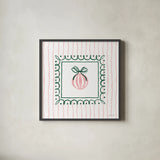 Hearth and Home VII by Yvette St. Amant. Shown in a sleek black glass frame for a contemporary gallery look. Available as an archival giclee rolled canvas, fine art paper, or poster print. SKU 100015a.