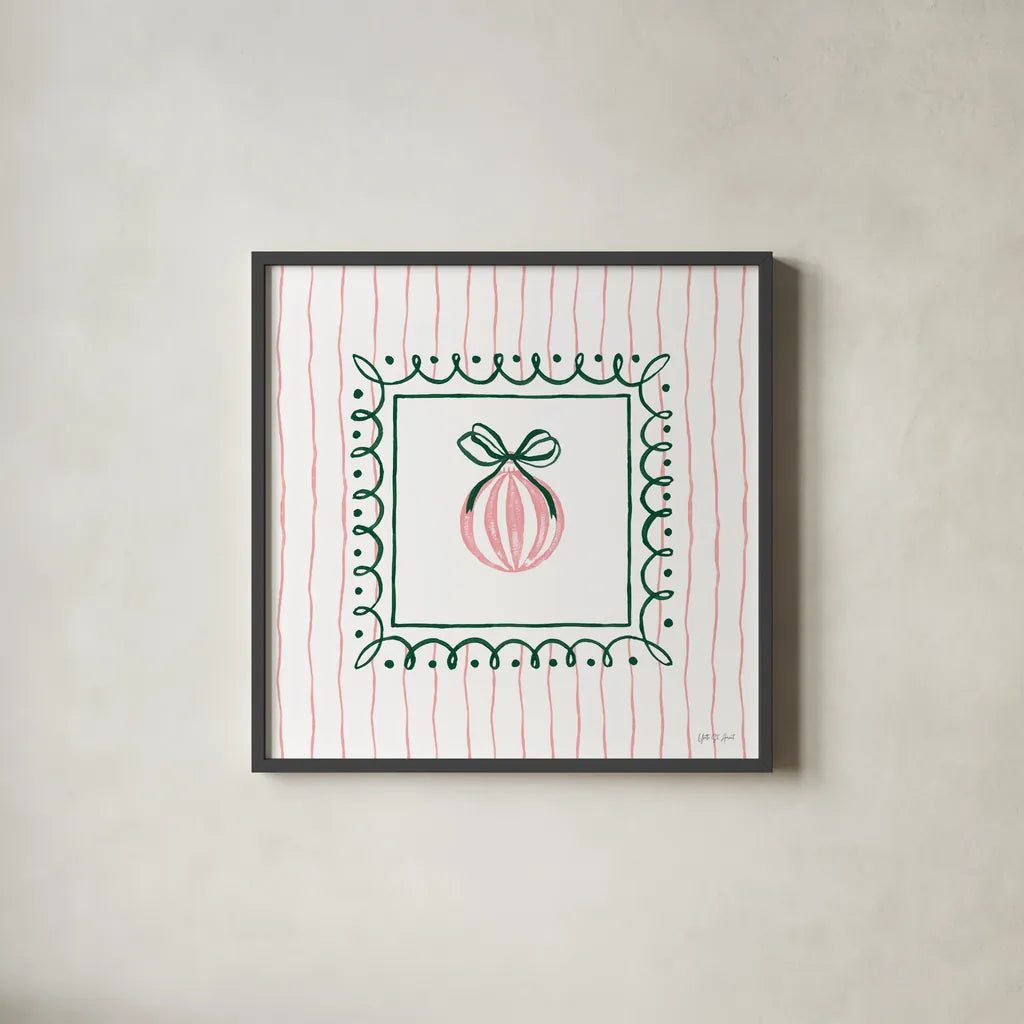 Hearth and Home VII by Yvette St. Amant. Shown in a sleek black glass frame for a contemporary gallery look. Available as an archival giclee rolled canvas, fine art paper, or poster print. SKU 100015a.