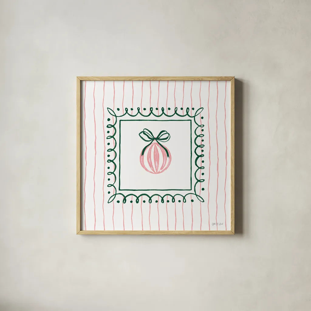 Hearth and Home VII by Yvette St. Amant. Shown in a natural wood glass frame for a timeless modern aesthetic. Available as an archival giclee rolled canvas, fine art paper, or poster print. SKU 100015a.