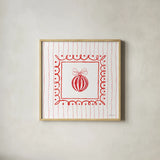 Hearth and Home VIII by Yvette St. Amant. Shown in a natural wood glass frame for a timeless modern aesthetic. Available as an archival giclee rolled canvas, fine art paper, or poster print. SKU 100016a.