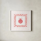 Hearth and Home VIII by Yvette St. Amant. Shown in a crisp white glass frame for a clean and minimalist style. Available as an archival giclee rolled canvas, fine art paper, or poster print. SKU 100016a.