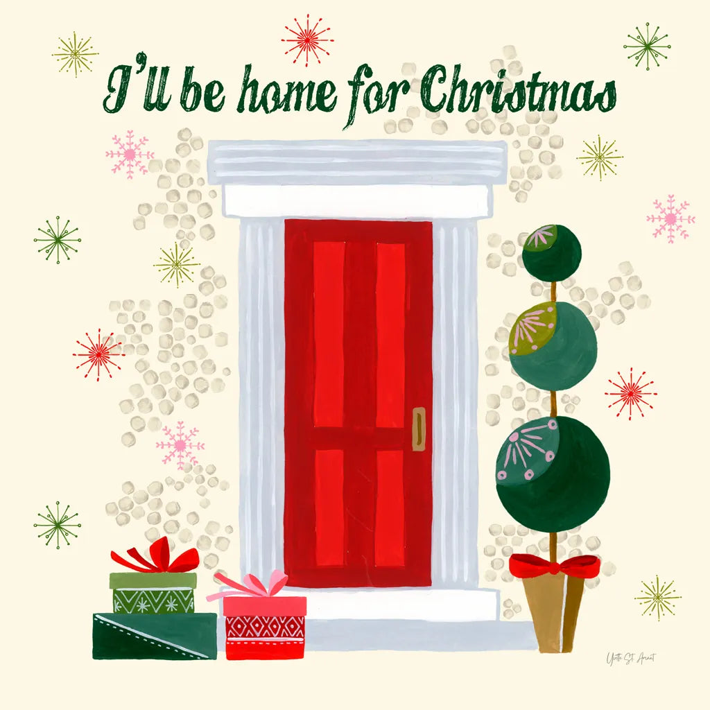 Home for the Holidays III by Yvette St. Amant. SKU 95353a. Archival Giclee Fine art print for wall decor.