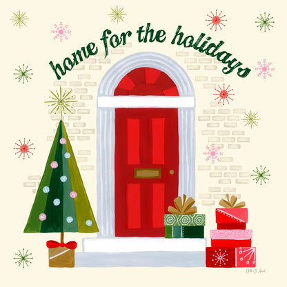 Home for the Holidays IV by Yvette St. Amant. SKU 95354a. Archival Giclee Fine art print for wall decor.