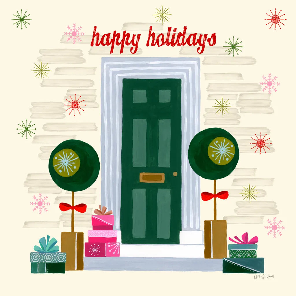 Home for the Holidays V by Yvette St. Amant. SKU 95355a. Archival Giclee Fine art print for wall decor.