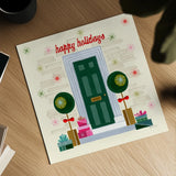 Home for the Holidays V by Yvette St. Amant. Shown as a detailed flat fine art print, highlighting archival giclee quality. Available as an archival giclee rolled canvas, fine art paper, or poster print. SKU 95355a.