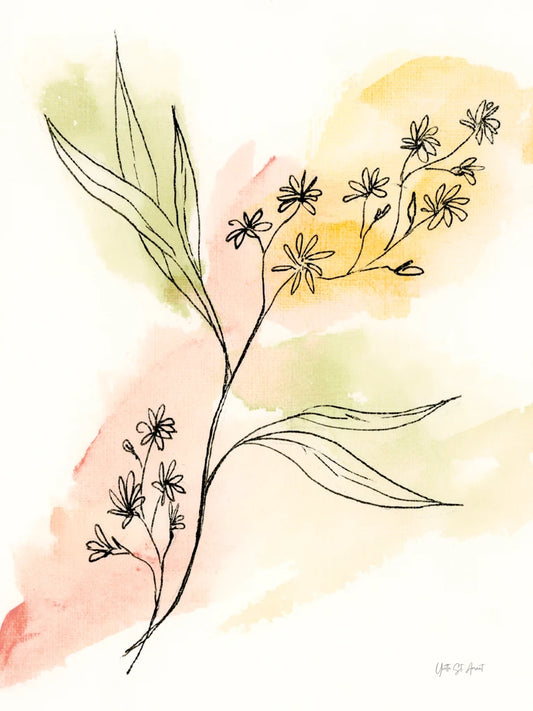 Illustrative Botanical I by Yvette St. Amant