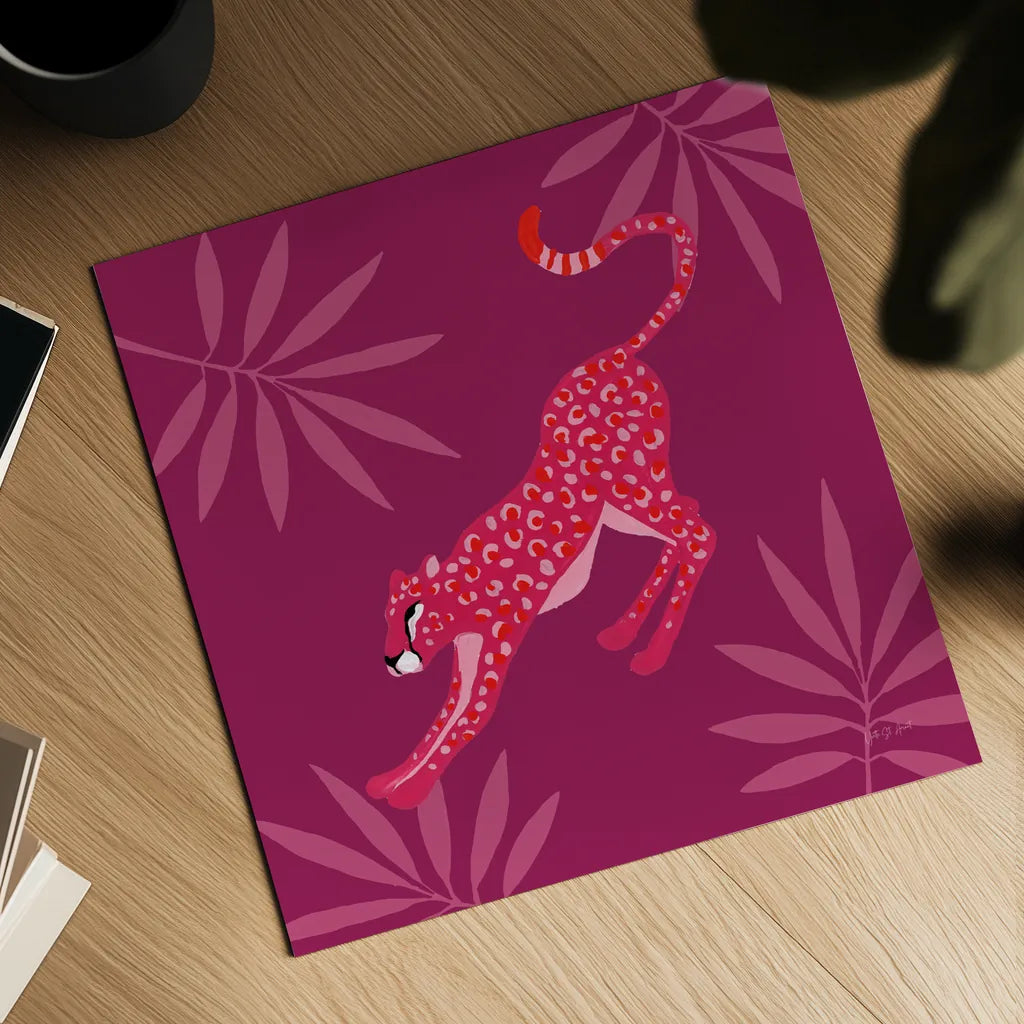 In the Jungle II by Yvette St. Amant. Shown as a detailed flat fine art print, highlighting archival giclee quality. Available as an archival giclee rolled canvas, fine art paper, or poster print. SKU 97335a.