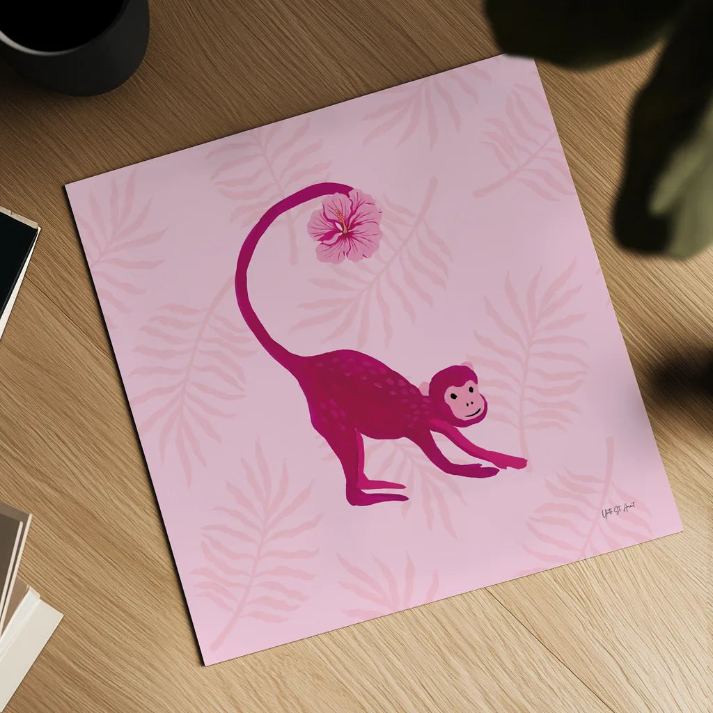 In the Jungle III by Yvette St. Amant. Shown as a detailed flat fine art print, highlighting archival giclee quality. Available as an archival giclee rolled canvas, fine art paper, or poster print. SKU 97336a.