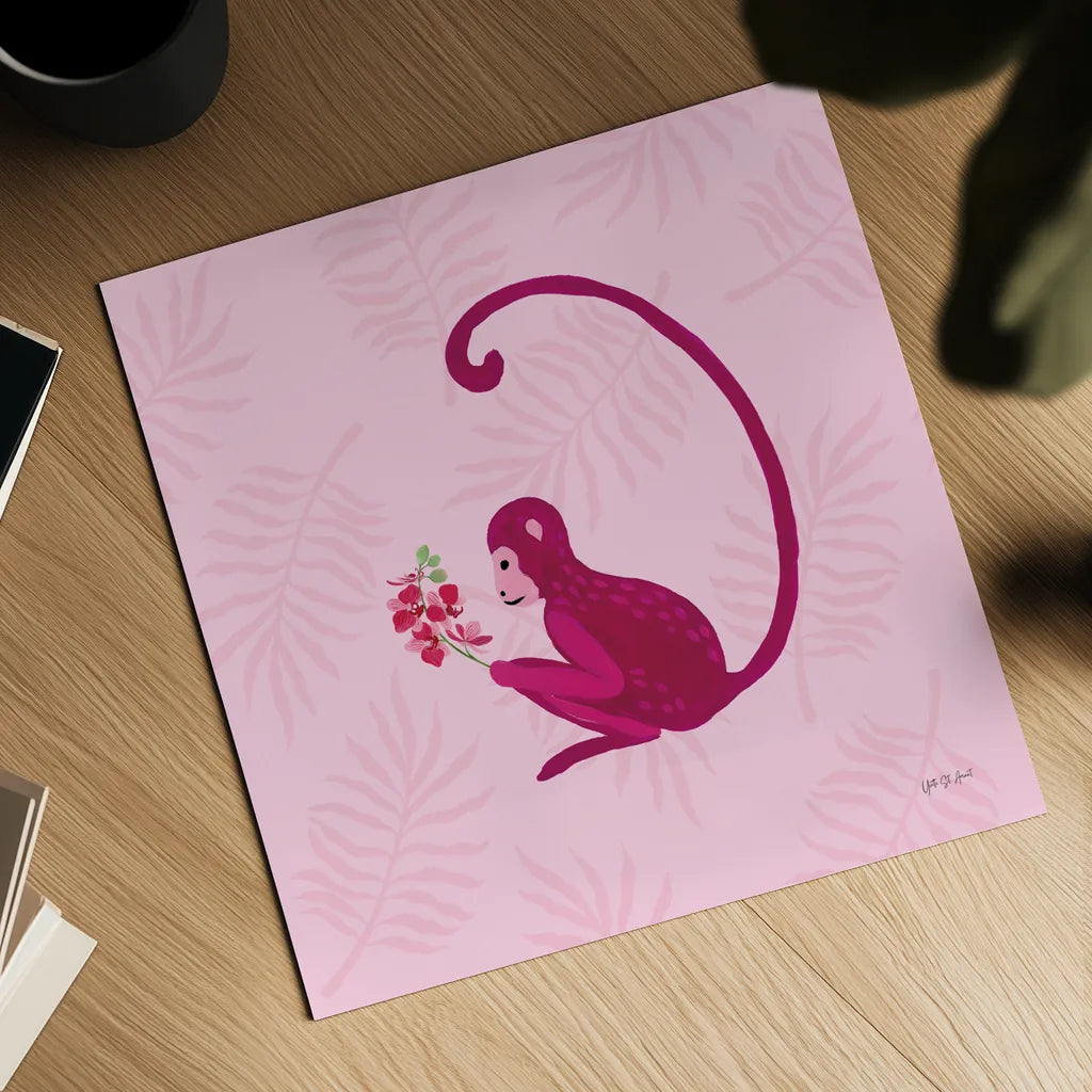 In the Jungle IV by Yvette St. Amant. Shown as a detailed flat fine art print, highlighting archival giclee quality. Available as an archival giclee rolled canvas, fine art paper, or poster print. SKU 97337a.