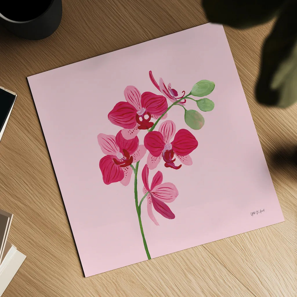 In the Jungle V by Yvette St. Amant. Shown as a detailed flat fine art print, highlighting archival giclee quality. Available as an archival giclee rolled canvas, fine art paper, or poster print. SKU 97338a.