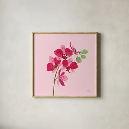 In the Jungle V by Yvette St. Amant. Shown in a natural wood glass frame for a timeless modern aesthetic. Available as an archival giclee rolled canvas, fine art paper, or poster print. SKU 97338a.