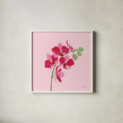 In the Jungle V by Yvette St. Amant. Shown in a crisp white glass frame for a clean and minimalist style. Available as an archival giclee rolled canvas, fine art paper, or poster print. SKU 97338a.