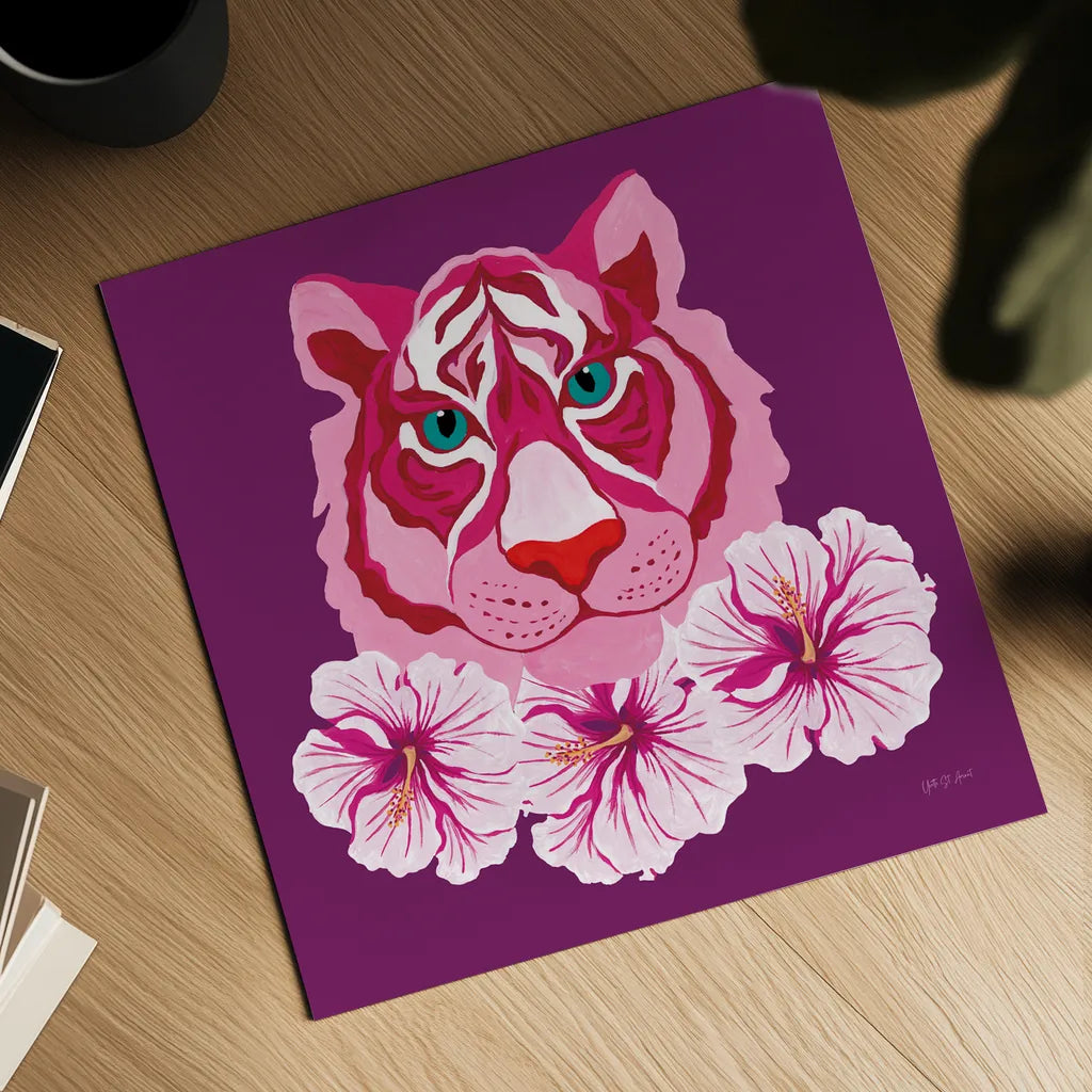 In the Jungle VI by Yvette St. Amant. Shown as a detailed flat fine art print, highlighting archival giclee quality. Available as an archival giclee rolled canvas, fine art paper, or poster print. SKU 97339a.