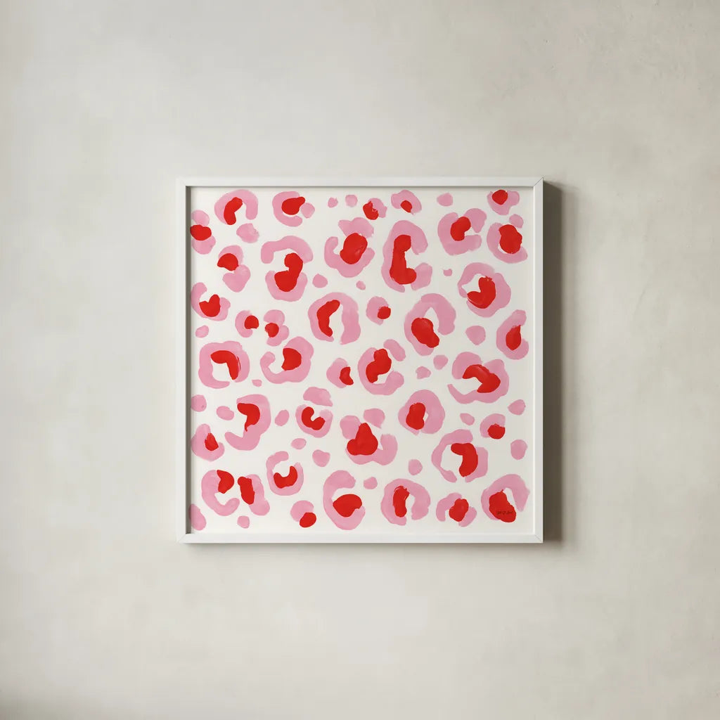 In the Jungle VII by Yvette St. Amant. Shown in a crisp white glass frame for a clean and minimalist style. Available as an archival giclee rolled canvas, fine art paper, or poster print. SKU 97340a.