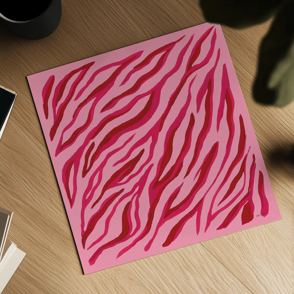 In the Jungle VIII by Yvette St. Amant. Shown as a detailed flat fine art print, highlighting archival giclee quality. Available as an archival giclee rolled canvas, fine art paper, or poster print. SKU 97341a.