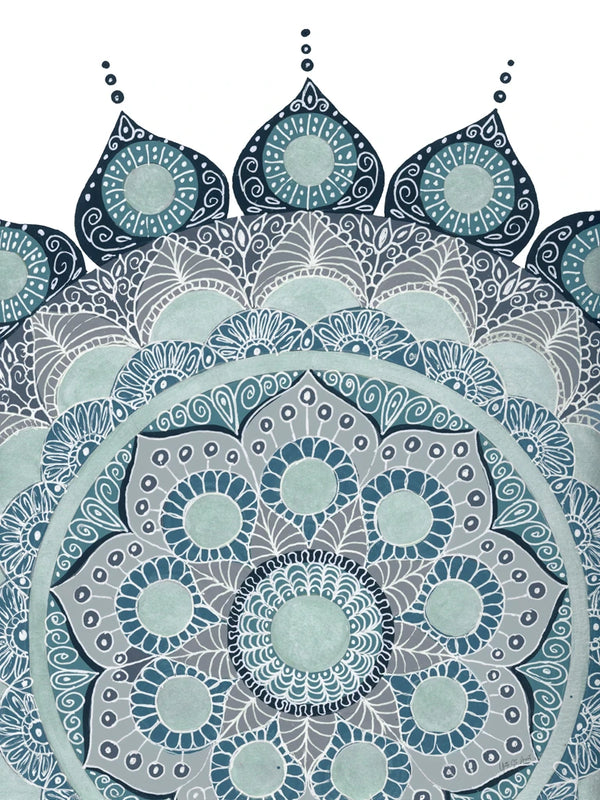 India Mandala III by Yvette St. Amant