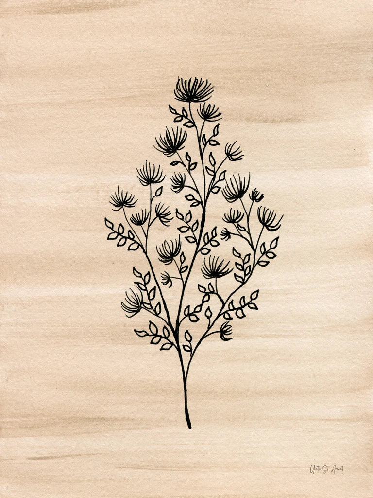 Ink Flowers I by Yvette St. Amant