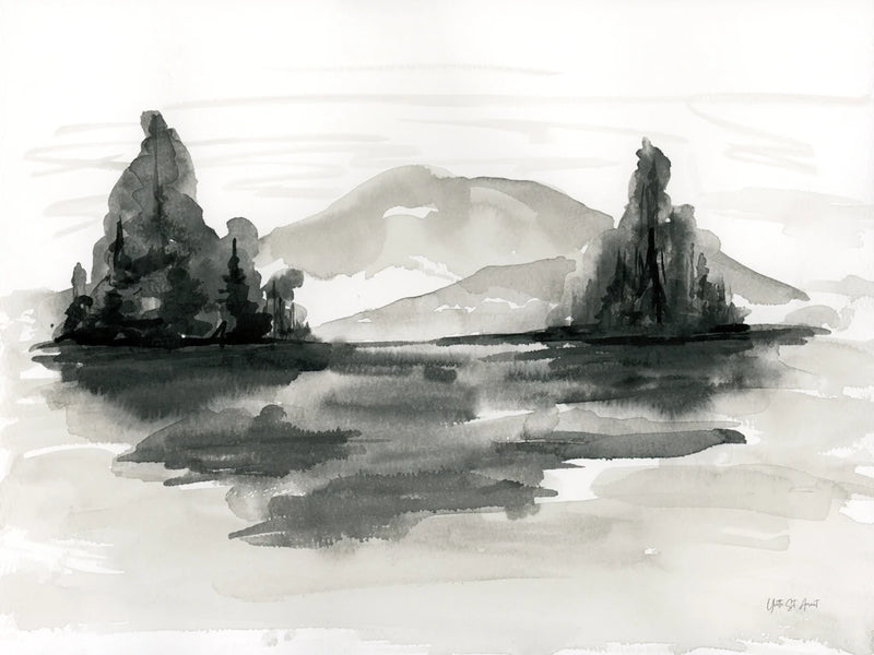 Ink Landscape by Yvette St. Amant