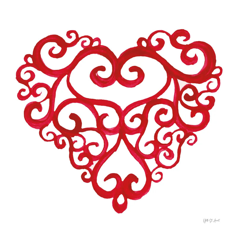 Keepsake Valentine II by Yvette St. Amant. SKU 96758a. Archival Giclee Fine art print for wall decor.