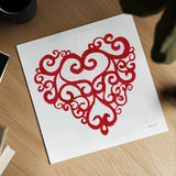 Keepsake Valentine II by Yvette St. Amant. Shown as a detailed flat fine art print, highlighting archival giclee quality. Available as an archival giclee rolled canvas, fine art paper, or poster print. SKU 96758a.