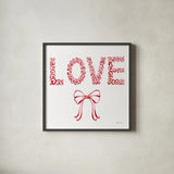 Keepsake Valentine III by Yvette St. Amant. Shown in a sleek black glass frame for a contemporary gallery look. Available as an archival giclee rolled canvas, fine art paper, or poster print. SKU 96759a.