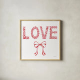 Keepsake Valentine III by Yvette St. Amant. Shown in a natural wood glass frame for a timeless modern aesthetic. Available as an archival giclee rolled canvas, fine art paper, or poster print. SKU 96759a.