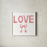 Keepsake Valentine III by Yvette St. Amant. Shown in a crisp white glass frame for a clean and minimalist style. Available as an archival giclee rolled canvas, fine art paper, or poster print. SKU 96759a.