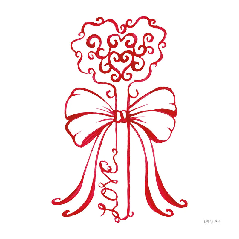 Keepsake Valentine IV by Yvette St. Amant. SKU 96760a. Archival Giclee Fine art print for wall decor.