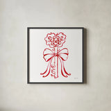Keepsake Valentine IV by Yvette St. Amant. Shown in a sleek black glass frame for a contemporary gallery look. Available as an archival giclee rolled canvas, fine art paper, or poster print. SKU 96760a.