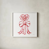 Keepsake Valentine IV by Yvette St. Amant. Shown in a crisp white glass frame for a clean and minimalist style. Available as an archival giclee rolled canvas, fine art paper, or poster print. SKU 96760a.