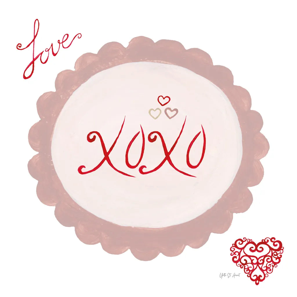 Keepsake Valentine IX by Yvette St. Amant. SKU 96765a. Archival Giclee Fine art print for wall decor.