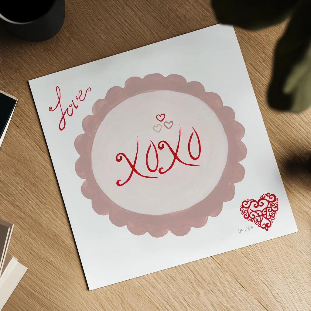 Keepsake Valentine IX by Yvette St. Amant. Shown as a detailed flat fine art print, highlighting archival giclee quality. Available as an archival giclee rolled canvas, fine art paper, or poster print. SKU 96765a.