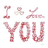 Keepsake Valentine V by Yvette St. Amant. SKU 96761a. Archival Giclee Fine art print for wall decor.