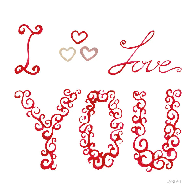 Keepsake Valentine V by Yvette St. Amant. SKU 96761a. Archival Giclee Fine art print for wall decor.