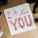 Keepsake Valentine V by Yvette St. Amant. Shown as a detailed flat fine art print, highlighting archival giclee quality. Available as an archival giclee rolled canvas, fine art paper, or poster print. SKU 96761a.