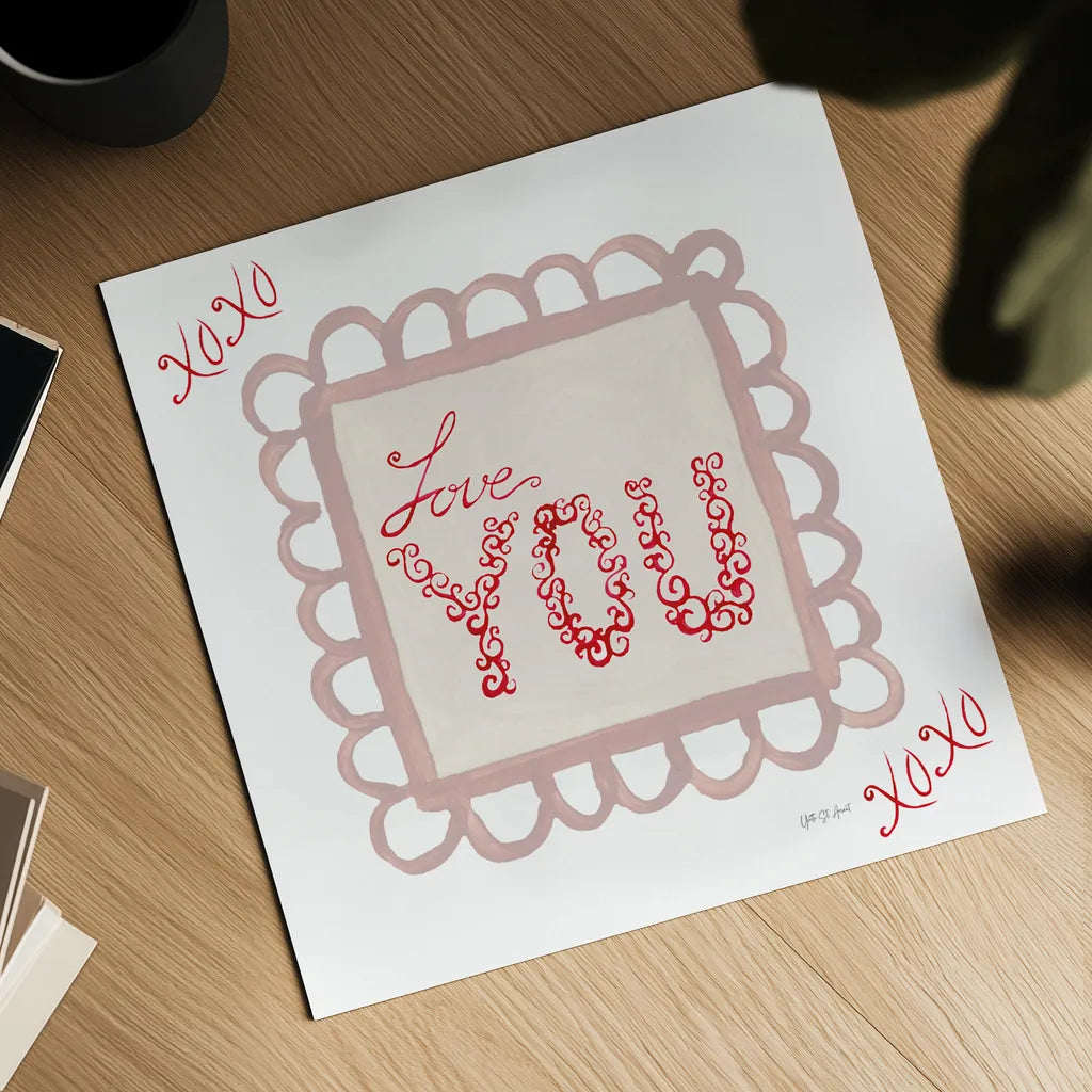 Keepsake Valentine VIII by Yvette St. Amant. Shown as a detailed flat fine art print, highlighting archival giclee quality. Available as an archival giclee rolled canvas, fine art paper, or poster print. SKU 96764a.