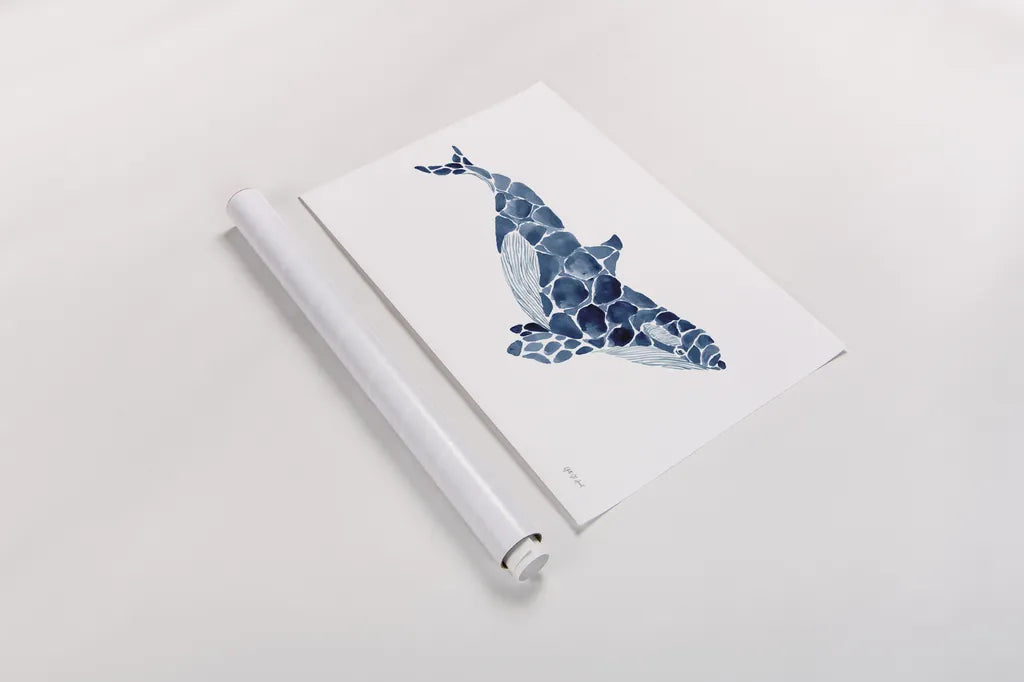 Killer Whale by Yvette St. Amant. shown as a rolled paper print. Available as archival giclee rolled canvas, fine art paper, or poster print. SKU 90115i.