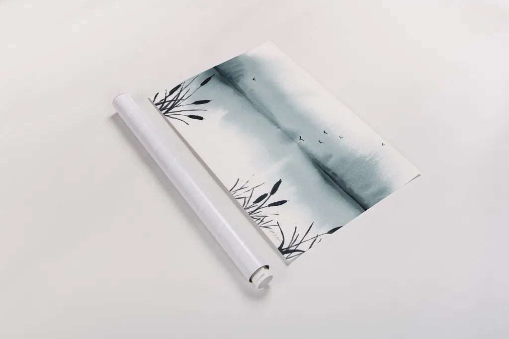 Lakeview by Yvette St. Amant. shown as a rolled paper print. Available as archival giclee rolled canvas, fine art paper, or poster print. SKU 101201i.