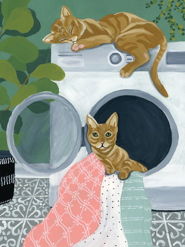 Laundry Cats by Yvette St. Amant