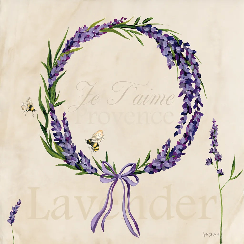 Lavender Bliss II by Yvette St. Amant. SKU 97998a. Archival Giclee Fine art print for wall decor.