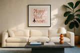 Lick or Treat I by Yvette St. Amant. Displayed in a glass frame with matte in a clean modern living room. Available as an archival giclee rolled canvas, fine art paper, or poster print. SKU 94660a.