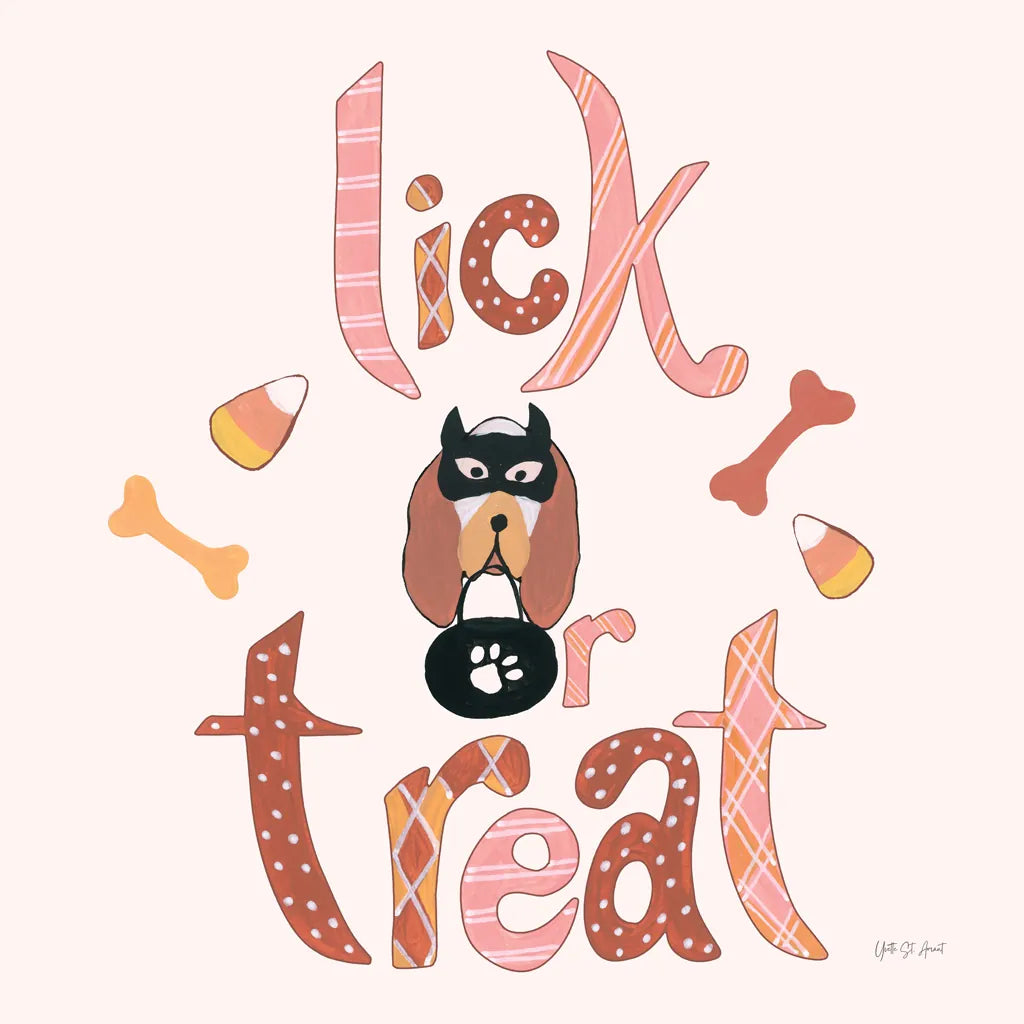 Lick or Treat II by Yvette St. Amant. SKU 94661a. Archival Giclee Fine art print for wall decor.