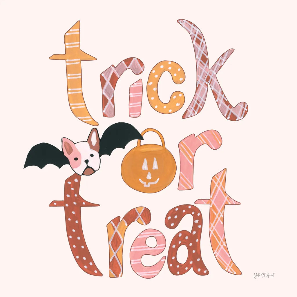 Lick or Treat IV by Yvette St. Amant. SKU 94663a. Archival Giclee Fine art print for wall decor.