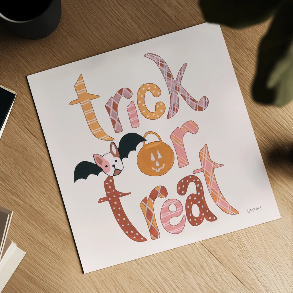 Lick or Treat IV by Yvette St. Amant. Shown as a detailed flat fine art print, highlighting archival giclee quality. Available as an archival giclee rolled canvas, fine art paper, or poster print. SKU 94663a.