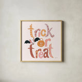 Lick or Treat IV by Yvette St. Amant. Shown in a natural wood glass frame for a timeless modern aesthetic. Available as an archival giclee rolled canvas, fine art paper, or poster print. SKU 94663a.
