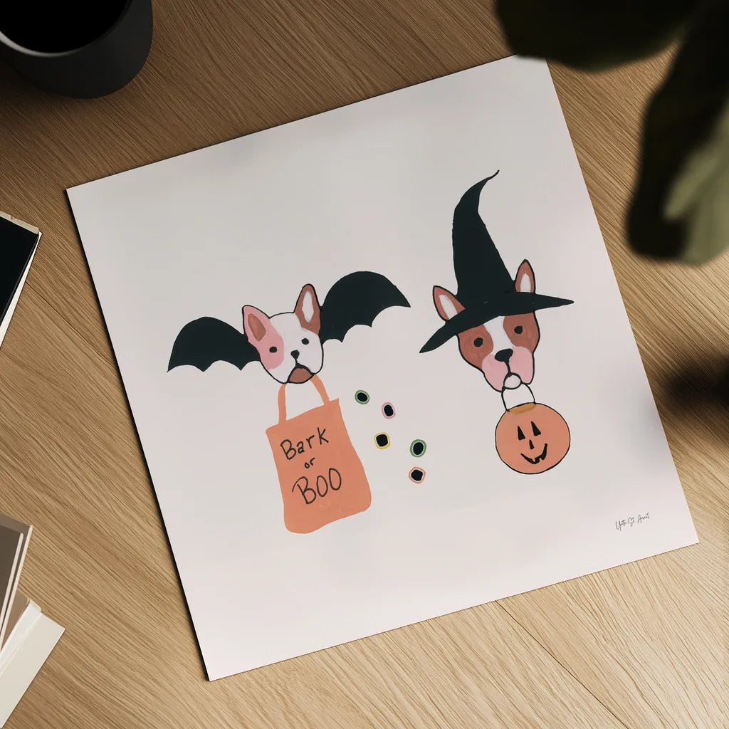 Lick or Treat IX by Yvette St. Amant. Shown as a detailed flat fine art print, highlighting archival giclee quality. Available as an archival giclee rolled canvas, fine art paper, or poster print. SKU 94668a.