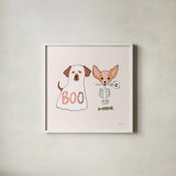 Lick or Treat VI by Yvette St. Amant. Shown in a crisp white glass frame for a clean and minimalist style. Available as an archival giclee rolled canvas, fine art paper, or poster print. SKU 94665a.