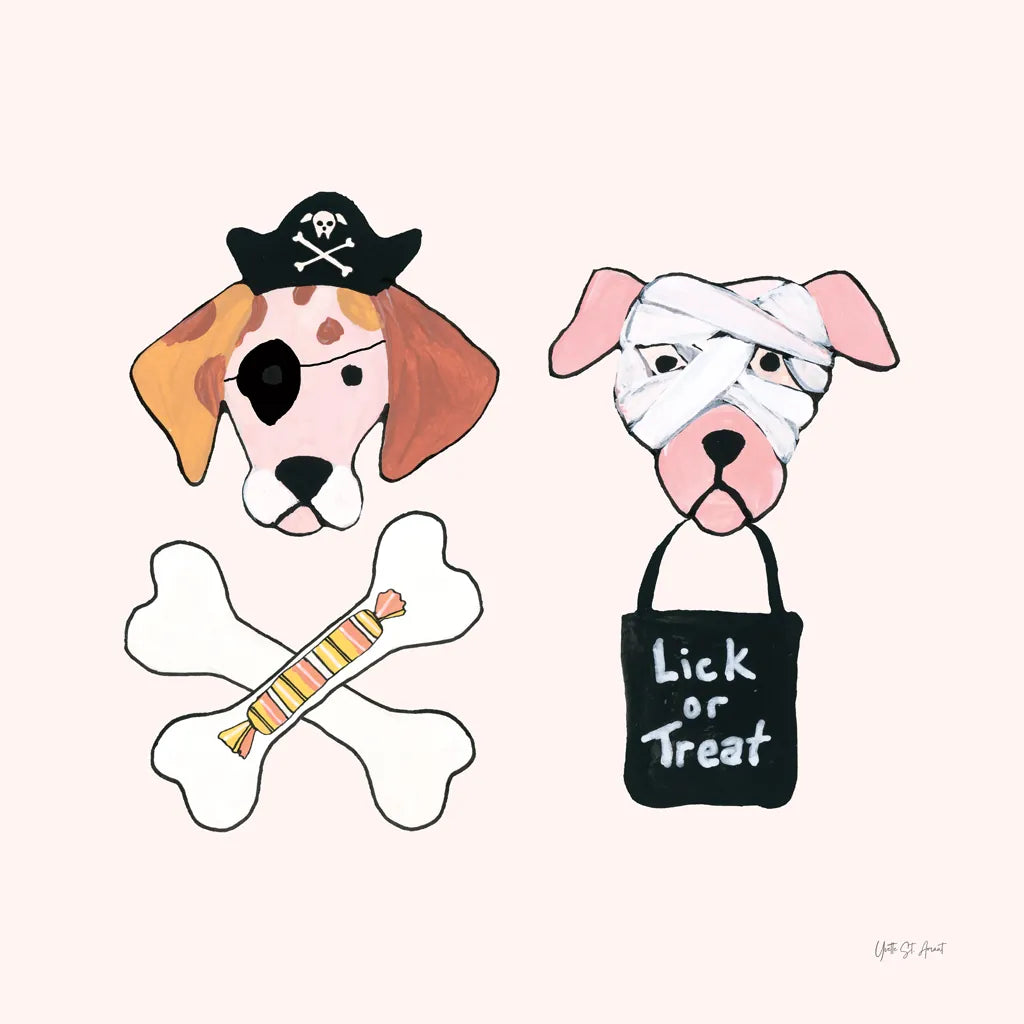 Lick or Treat VII by Yvette St. Amant. SKU 94666a. Archival Giclee Fine art print for wall decor.