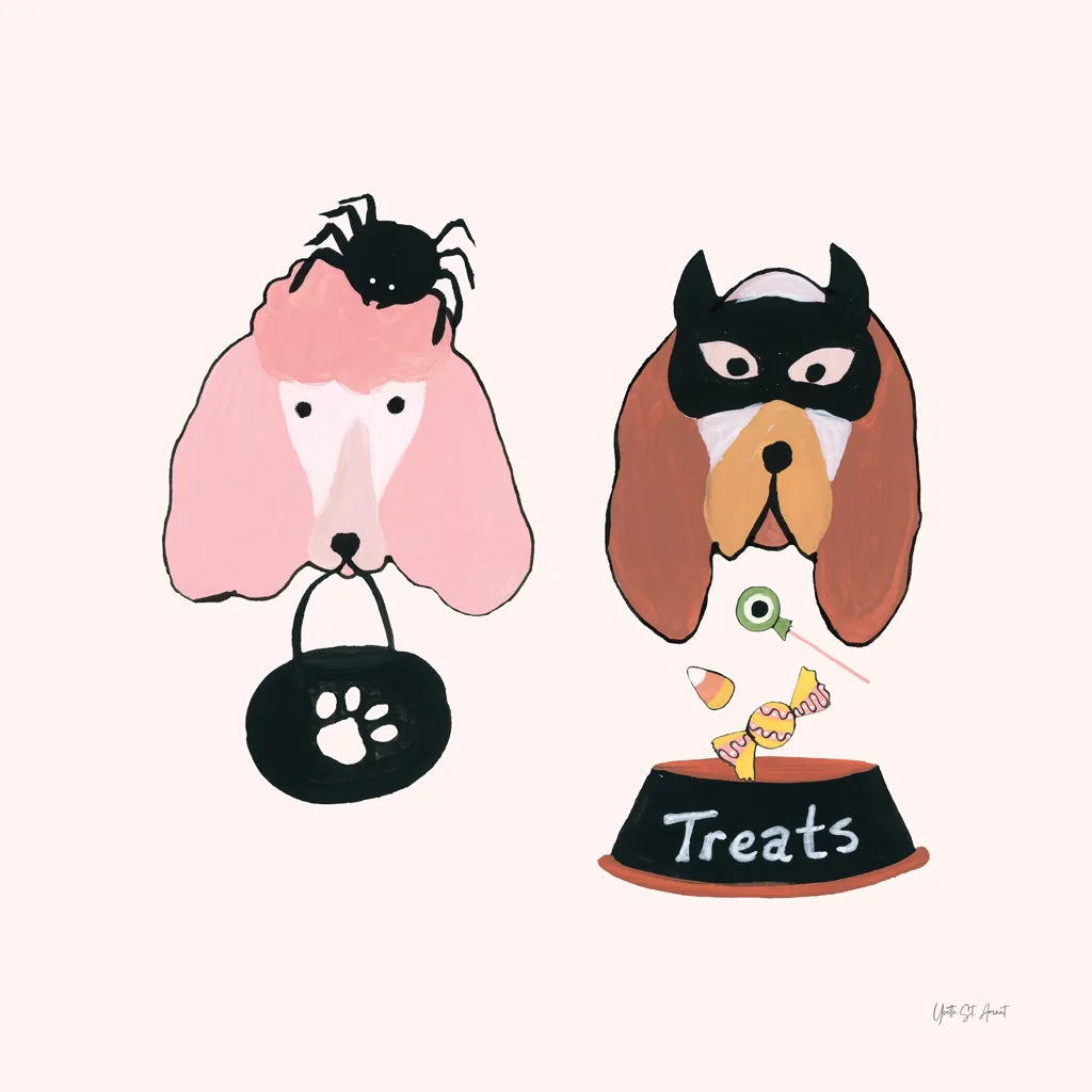 Lick or Treat VIII by Yvette St. Amant. SKU 94667a. Archival Giclee Fine art print for wall decor.